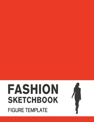 Fashion Sketchbook with Figure Template: Fashion Sketchpad with lightly drawn Large Croquis for Fashion Designers - Derrick, Lance