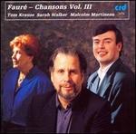 Faur: Chansons, Vol. 3