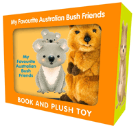 Favorite Australian Bush Friends with Plush Toy Quokka: Book and Plush Toy