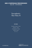 Ferroelectric Thin Films VI: Volume 493