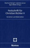 Festschrift Fur Christian Richter II: Verstehen Und Widerstehen
