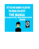 Fettuccine Bamboo Valentino The Bonko Con Artist The Manga: Fettuccine Valentino The Bunco Con Artist the Manga
