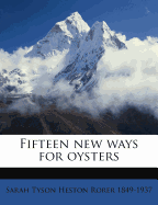 Fifteen New Ways for Oysters