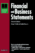 Financial and Business Statements - Friedlob, George T, and Plewa, Franklin J