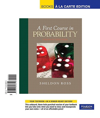 First Course in Probability, A, Books a la Carte Edition - Ross, Sheldon