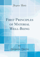 First Principles of Material Well-Being (Classic Reprint)