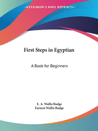 First Steps in Egyptian: A Book for Beginners