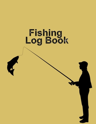 Fishing Log Book: Fishing Journal For The Common Man, Fishing Log Book, Fishing Diary, Fishermans Log Diary, Anglers Log Journal (110 pages, 8.5 x 11 inches) - Factory, Red