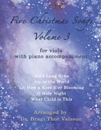 Five Christmas Songs for Viola - volume 3