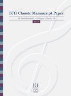 FJH Classic Manuscript Paper No.3