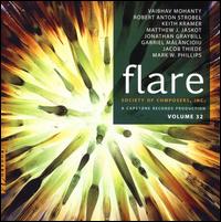 Flare: Society of Composers, Inc., Vol. 32 - Alison Brown Sincoff (flute); Andr Gribou (piano); Chad Spears (piano); Charles Huang (oboe); Chris Hayes (trombone);...