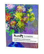 Flowers, Claude Monet: Wrapping Paper Book