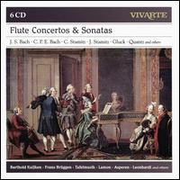 Flute Concertos & Sonatas: J.S. Bach, C.P.E. Bach, C. Stamitz, J. Stamiz, Gluck, Quantz and Others - Adelheid Glatt (bass viol); Anner Bylsma (cello); Anthony Woodrow (violone); Bob van Asperen (harpsichord);...