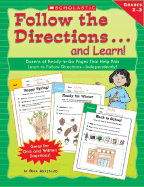 Follow the Directions...and Learn: Grades 2-3 - Anastasio, Dina