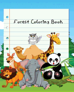 Forest Coloring Book: For Children Ages 4-8