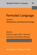 Formulaic Language: Volume 1. Distribution and historical change