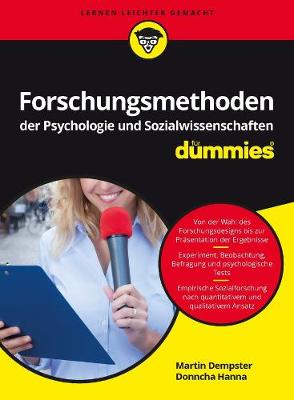Forschungsmethoden der Psychologie und Sozialwissenschaften fur Dummies - Dempster, Martin, and Hanna, Donncha