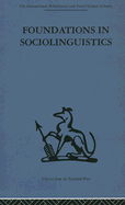 Foundations in Sociolinguistics: An Ethnographic Approach