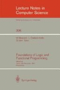 Foundations of Logic and Functional Programming - Boscarol, M