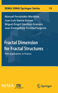 Fractal Dimension for Fractal Structures: With Applications to Finance