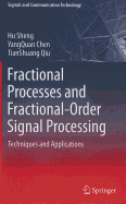 Fractional Processes and Fractional-order Signal Processing: Techniques and Applications