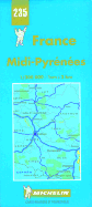 France Regional MIDI Pyrenees-Michelin Map 235