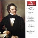 Franz Schubert: Moments Musicaux; Variations on a Theme of Anselm Httenbrenner; Drei Klavierstcke