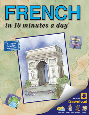 FRENCH in 10 minutes a day - Kershul, Kristine, MA