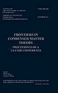 Frontiers in Condensed Matter Theory