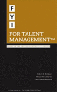 Fyi for Talent Management - Michael M. Lombardo