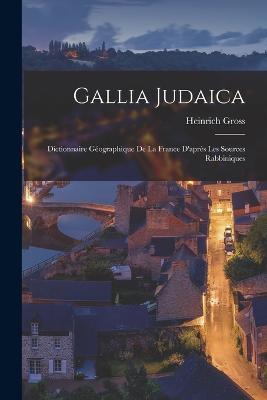 Gallia Judaica: Dictionnaire Gographique De La France D'aprs Les Sources Rabbiniques - Gross, Heinrich