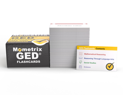 Ged Test Prep Flash Cards 2023-2024: Ged Flashcard Study Guide With Practice Test Questions for All Subjects [Full Color Cards] - Mometrix