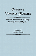 Genealogies of Virginia Families from the William and Mary College Quarterly Historical Magazine. in Five Volumes. Volume II: Cobb - Hay