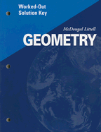 Geometry: Worked Out Solution Key - McDougal Littell (Creator)