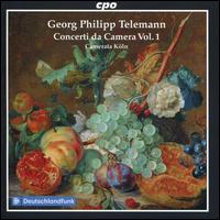 Georg Philipp Telemann: Concerti da Camera, Vol. 1 - Camerata Kln; Ghislaine Wauters-Zipperling (viola da gamba); Sofia Diniz (viola da gamba)