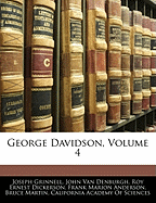 George Davidson, Volume 4