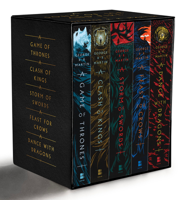 George R. R. Martin's a Game of Thrones 5-Book Boxed Set (Song of Ice and Fire Series): A Game of Thrones, a Clash of Kings, a Storm of Swords, a Feast for Crows, and a Dance with Dragons - Martin, George R R