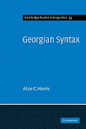 Georgian Syntax: A Study in Relational Grammar