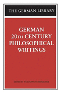 German 20th Century Philosophical Writings