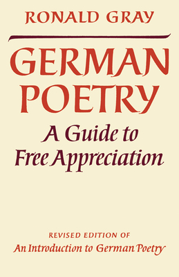 German Poetry - Gray, Ronald D, and Gray, Murray
