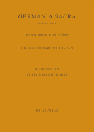 Germania Sacra, Band 45, Die Bistmer der Kirchenprovinz Mainz. Das Bistum Eichsttt 1