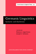 Germanic Linguistics: Syntactic and diachronic