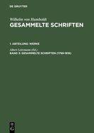 Gesammelte Schriften, Band 3, Gesammelte Schriften (1799-1818)