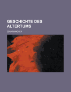 Geschichte Des Altertums