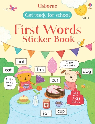 Get Ready for School First Words Sticker Book - Wood, Hannah