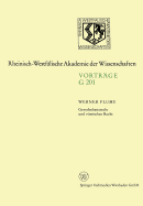 Gewohnheitsrecht Und Rmisches Recht: 198. Sitzung Am 13. November 1974 in Dsseldorf