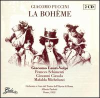 Giacomo Puccini: La Bohme - Carmen Sopea (piano); Enzo Titta (vocals); Frances Schimenti (vocals); Giacomo Lauri-Volpi (vocals);...