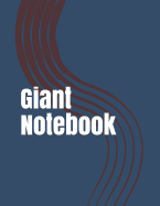 Giant Notebook: Jumbo Notebook, Journal, 500 Pages, 250 Ruled Sheets