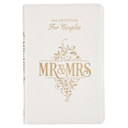 Gift Book Mr. & Mrs. White Faux Leather