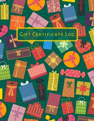 Gift Certificate Log: Organizer Journal. Business gift book to record details about gift cards for your business - Journals, Lime